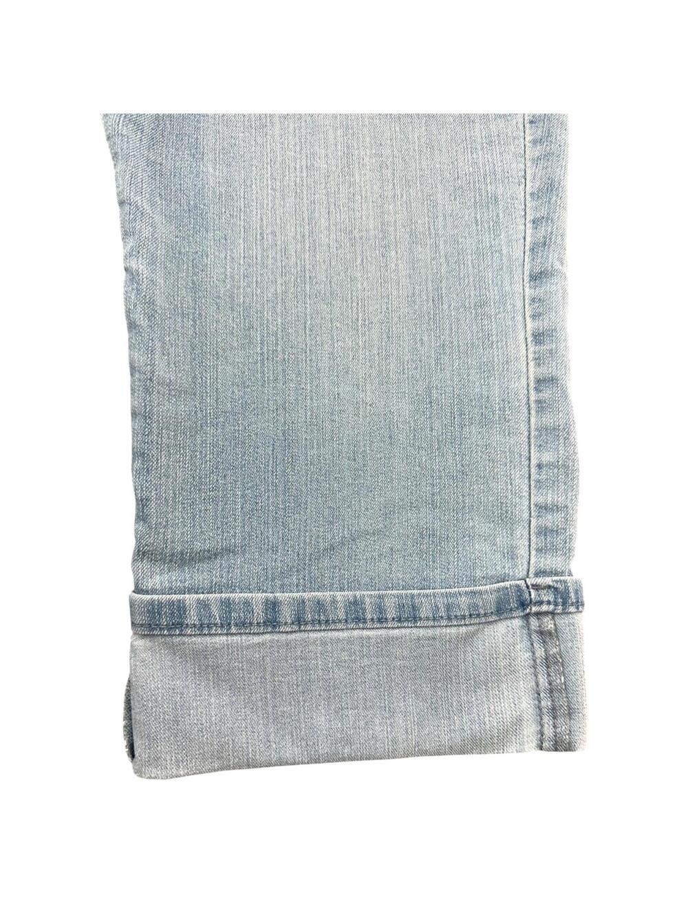 Lee Slender Secret Rhinestone Wave Mid Rise Capri Jeans - Picture 5 of 8